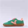 Victoria Smash Suede Gumsole Trainer - Green Suede